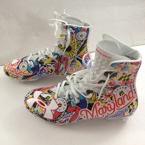 Under Armour highlight MC LE cleats MARYLAND - Picture 1 of 8